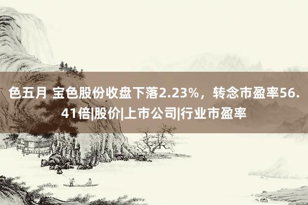 色五月 宝色股份收盘下落2.23%，转念市盈率56.41倍|股价|上市公司|行业市盈率