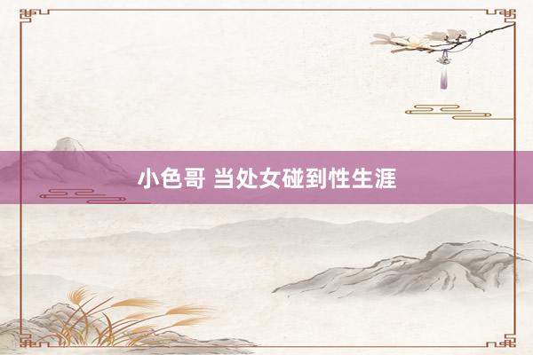 小色哥 当处女碰到性生涯