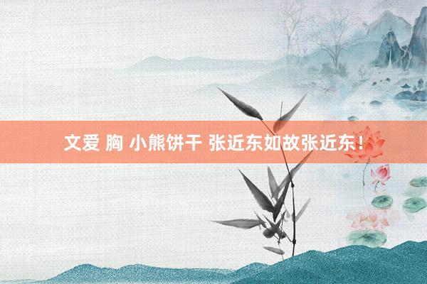 文爱 胸 小熊饼干 张近东如故张近东！